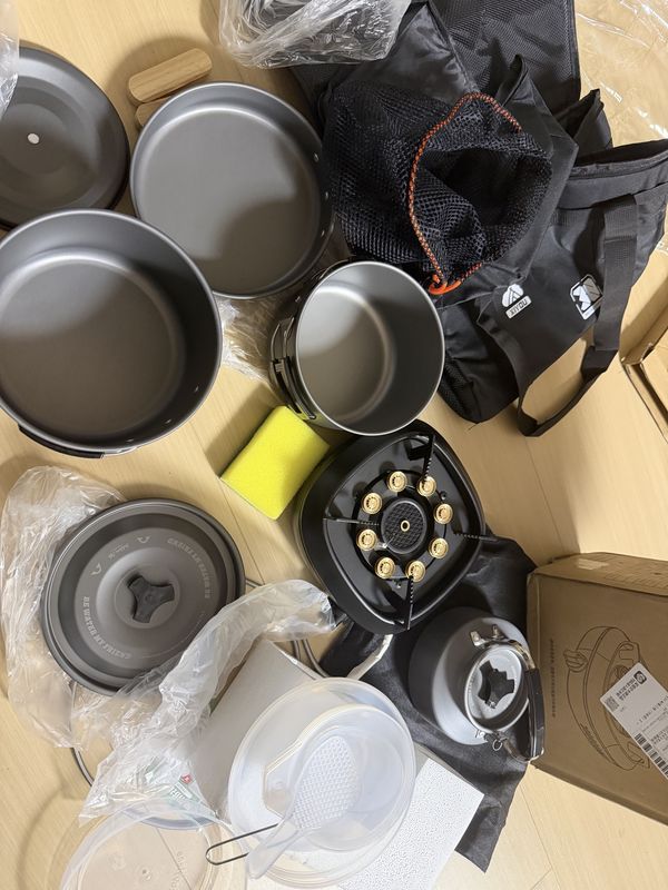 Camping Cookware Set sourced from Chinese manufacturer